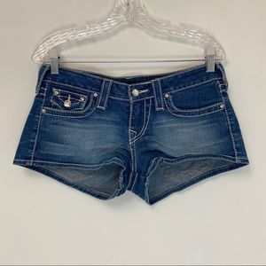 True Religion Disco Josie Big T Shorts